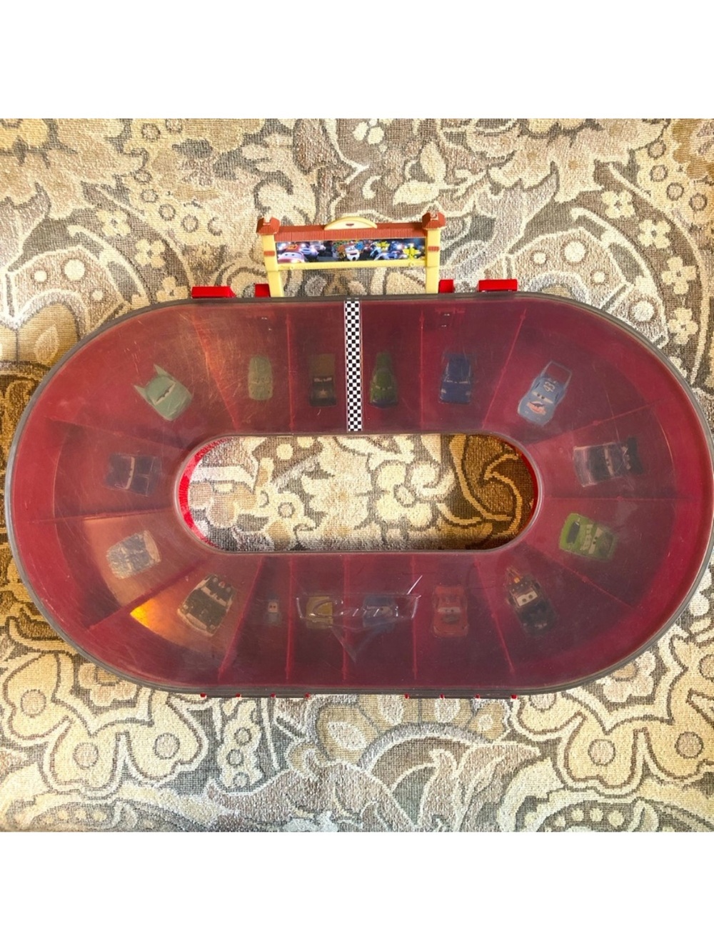 Custom Cars Bundle:Carrier, 7 Mini Cars & Raceway/Case - Picture 4 of 5